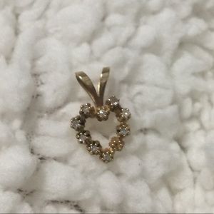 Handmade heart pendant.